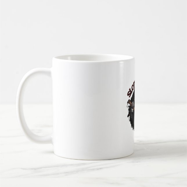 Slothoween Chill And Thrill - Gruseliger Faultier  Kaffeetasse (Links)