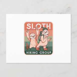 Slothwandern Postkarte