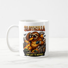 Slothzilla zu faul zum Zerstören, lustiges Kaiju-M Kaffeetasse