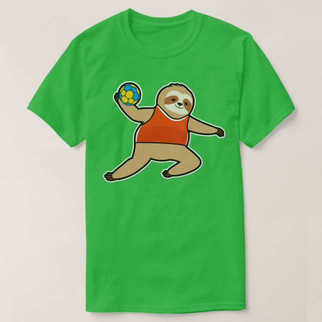Slotmaschine als Handballspieler mit Handball 1 T-Shirt (Design vorne)