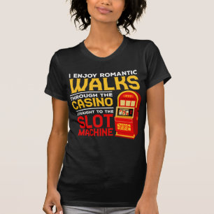 Slotmaschine Player Funny Casino Spaß T-Shirt