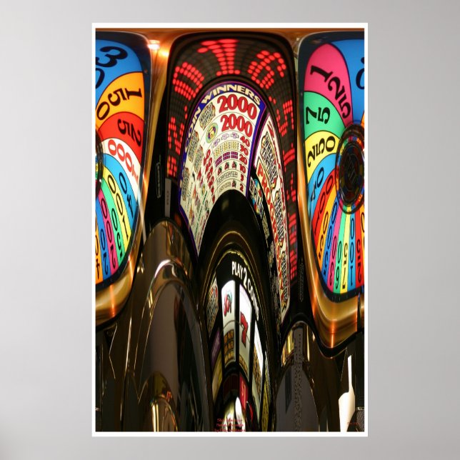 Slotmaschine, Reno, Nevada Poster (Vorne)