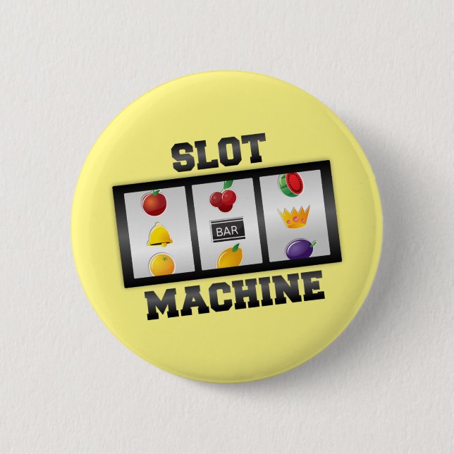 Slotmaschine - Viel Glück! Button (Vorderseite)