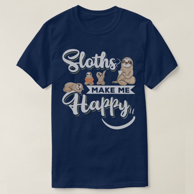 Slots machen mich glücklich T-Shirt (Design vorne)