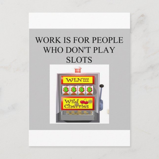 Slotspielercasino Postkarte (Vorderseite)