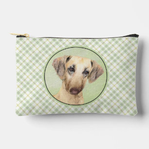 Sloughi Malerei Golden Sand Niedliche Original Hun Zubehörtasche