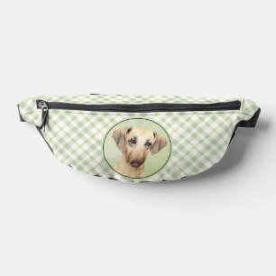 Sloughi Malerei Goldener Sand Süße Originale Hunde Bauchtasche