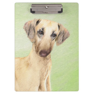 Sloughis-Malerei - Niedliche Original Hunde-Kunst Klemmbrett