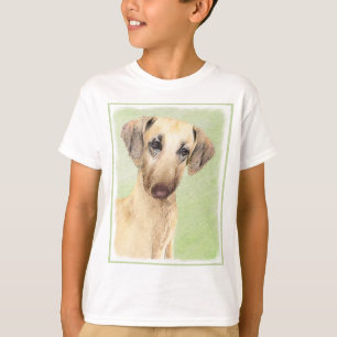 Sloughis-Malerei - Niedliche Original Hunde-Kunst T-Shirt