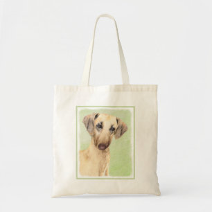 Sloughis-Malerei - Niedliche Original Hunde-Kunst Tragetasche