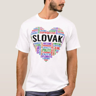 SLOVAK Legend Heart T-Shirt