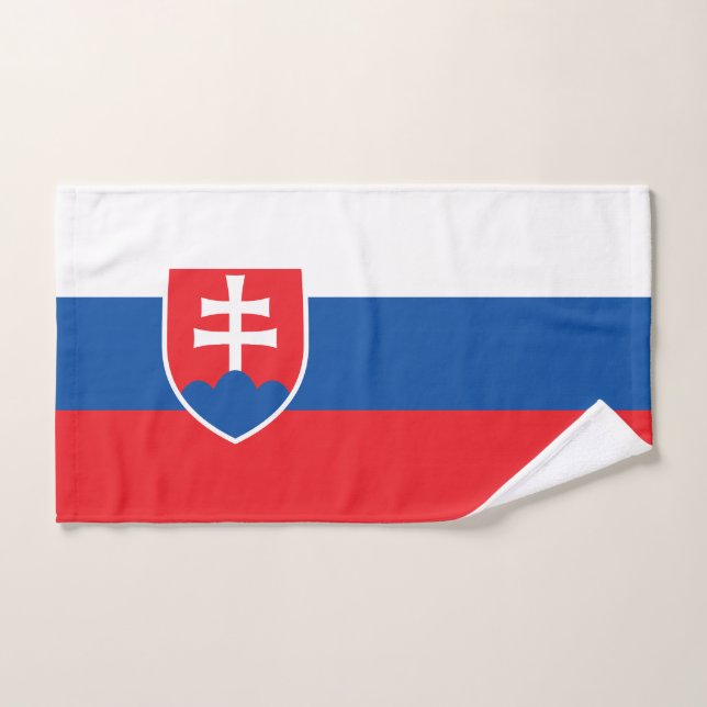 Slovakia Flag Badhandtuch Set (Handtuch)
