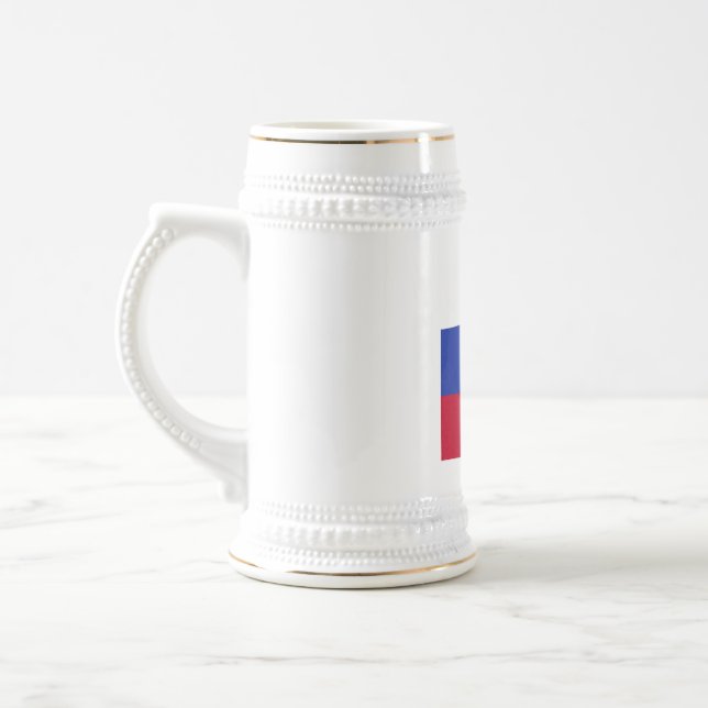 Slovakia Flag Emblem Bierglas (Links)