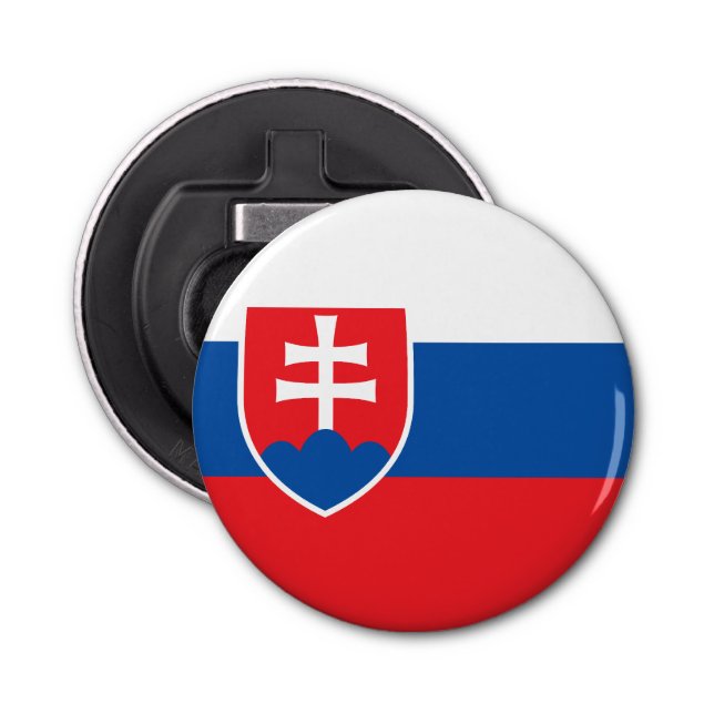 Slovakia Flag Flaschenöffner (Vorderseite)