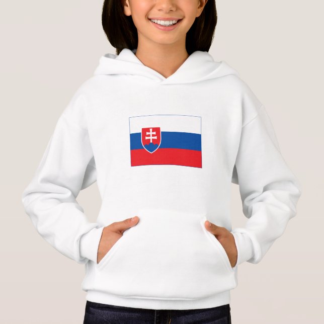 Slovakia Flag Hoodie (Vorderseite)