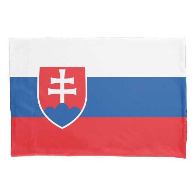 Slovakia Flag Kissenbezug (Vorderseite)