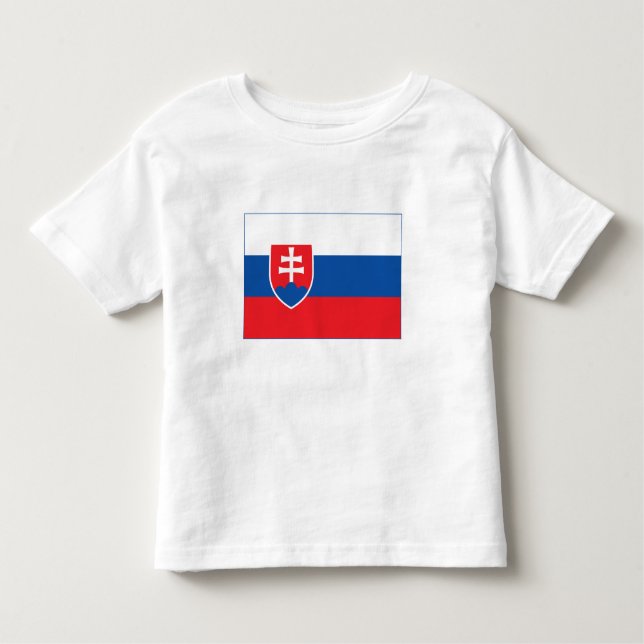 Slovakia Flag Kleinkind T-shirt (Vorderseite)