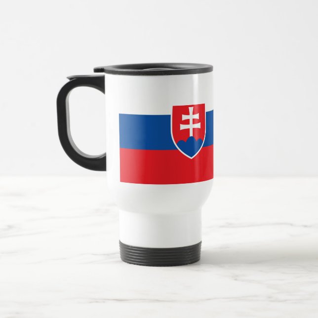 Slovakia Flag Reisebecher (Links)