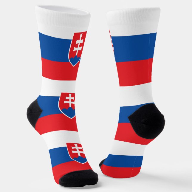 Slovakia Flag Socken (Gewinkelt)