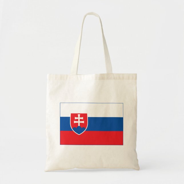 Slovakia Flag Tragetasche (Vorne)