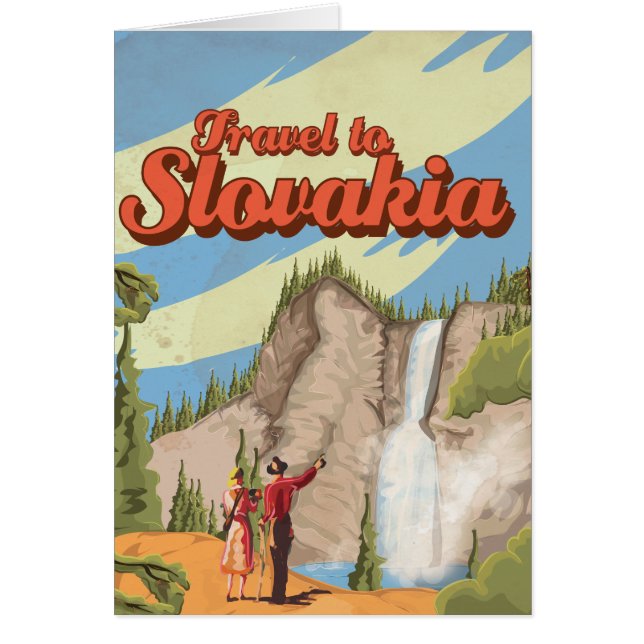 Slovakia Vintage Travel Poster (Vorne)