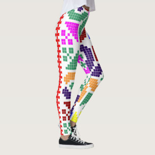 Slovakia Volksmuster Motiv traditionellen ethnisch Leggings