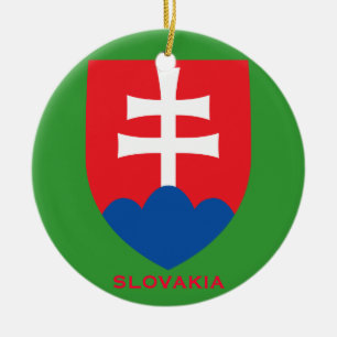 SLOVAKIA* Weihnachtsverzierung Keramik Ornament