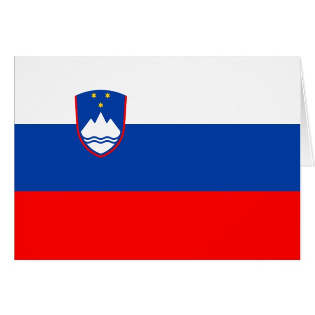 Slovenia Flag (Vorderseite (Horizontal))