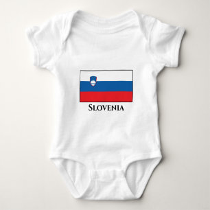 Slovenia Flag Baby Strampler