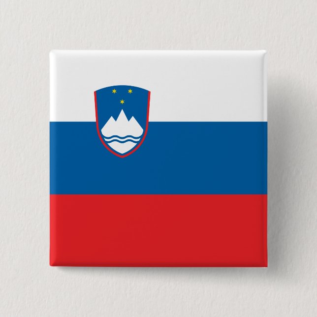 Slovenia Flag Button (Vorderseite)