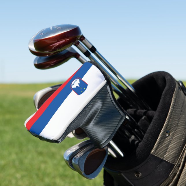 Slovenia flag golf headcover (In Situ)
