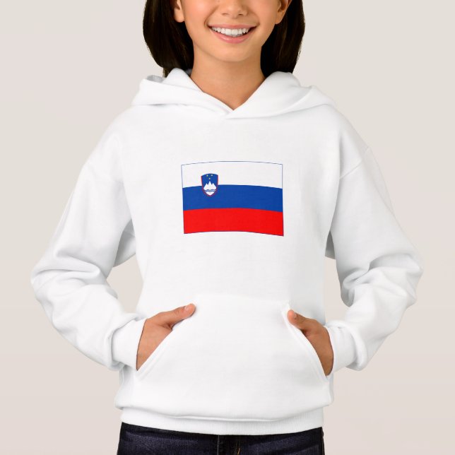 Slovenia Flag Hoodie (Vorderseite)