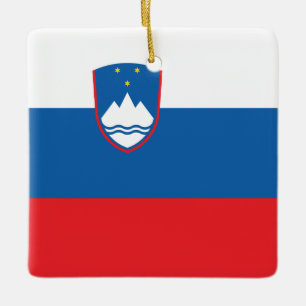 Slovenia Flag Keramikornament