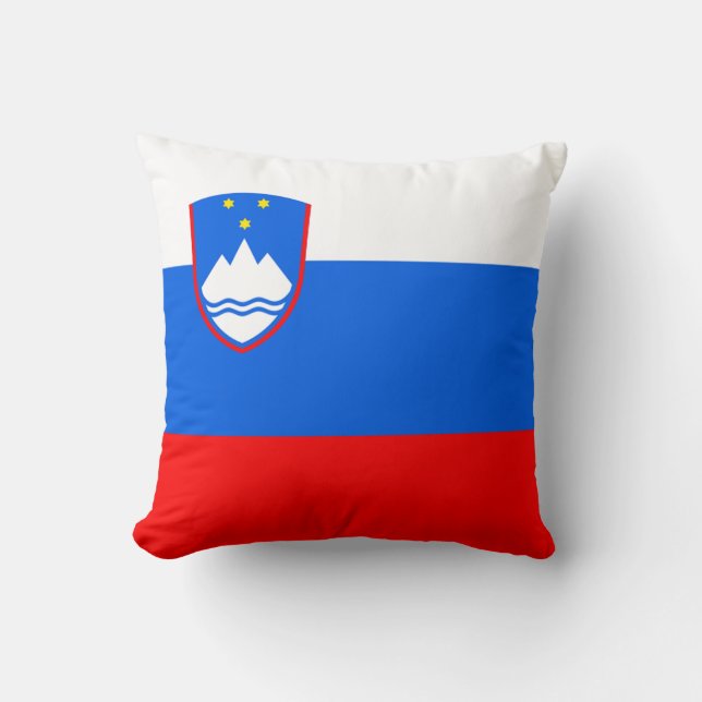 Slovenia Flag Kissen (Vorderseite)