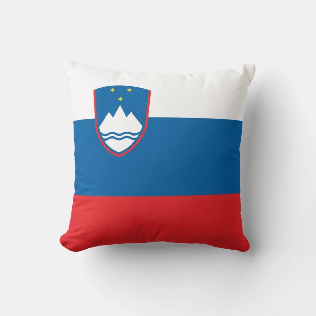 Slovenia Flag Kissen (Vorderseite)
