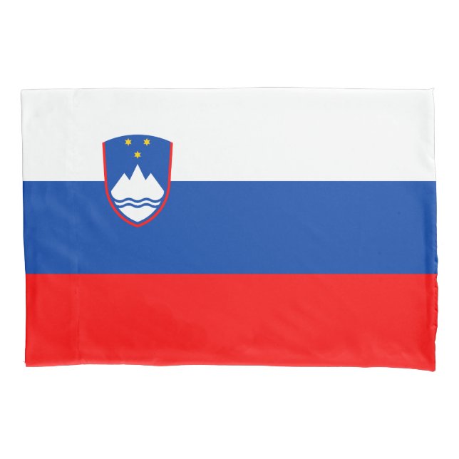Slovenia Flag Kissenbezug (Vorderseite)