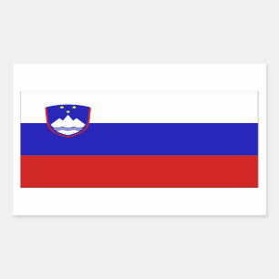 Slovenia Flag Rechteckiger Aufkleber