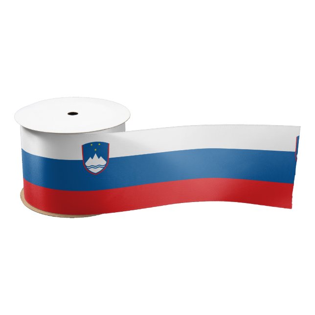 Slovenia Flag Satinband (Spule)