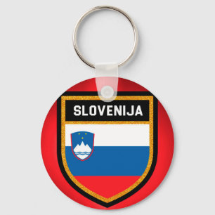 Slovenia Flag Schlüsselanhänger