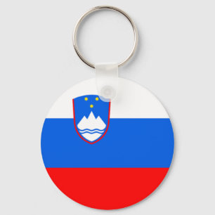 Slovenia Flag Schlüsselanhänger