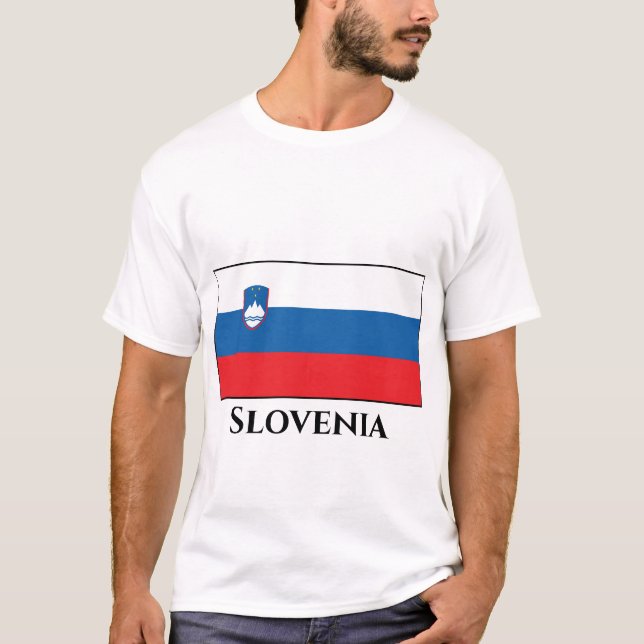 Slovenia Flag T-Shirt (Vorderseite)