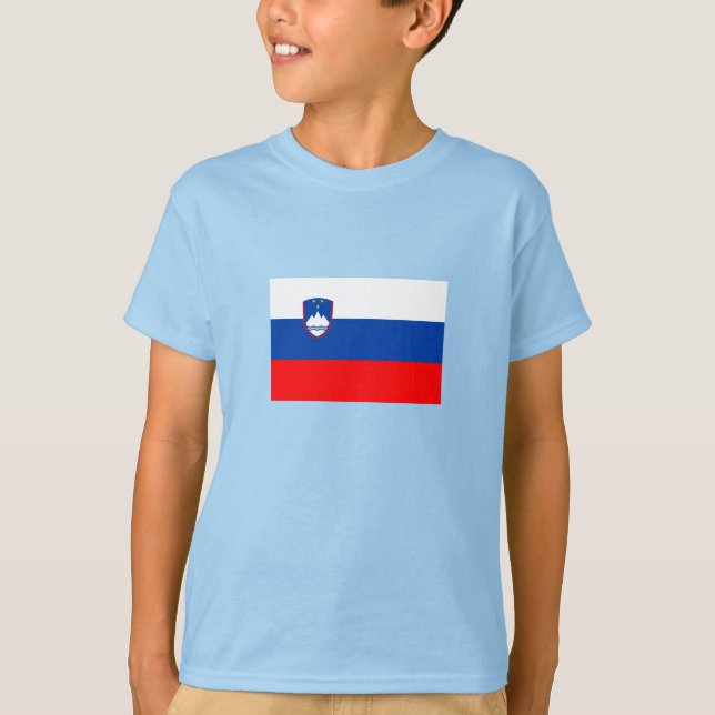 Slovenia Flag T-Shirt (Vorderseite)