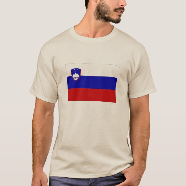 Slovenia Flag T-Shirt (Vorderseite)