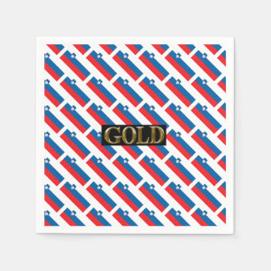 SLOVENIA GOLD SERVIETTE