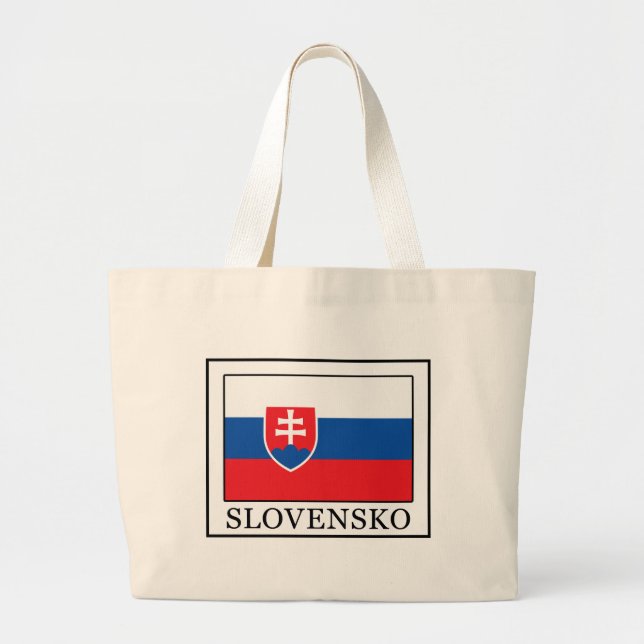 Slovensko Jumbo Stoffbeutel (Vorne)