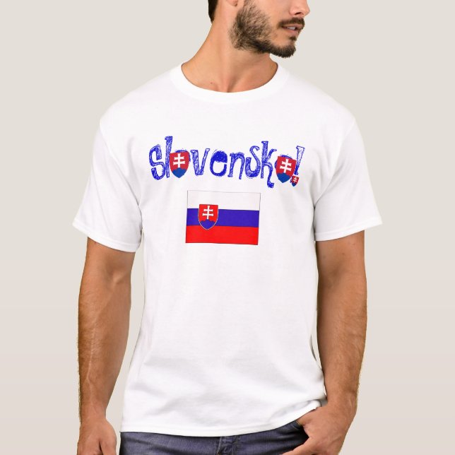 SLOVENSKO! T-Shirt (Vorderseite)