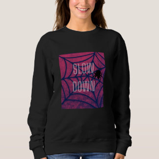 Slow Down Spider Web Hoodie - Lila AestheT-Shirt