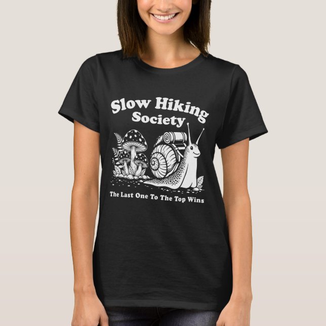 Slow Hiking Gesellschaft T-Shirt (Vorderseite)