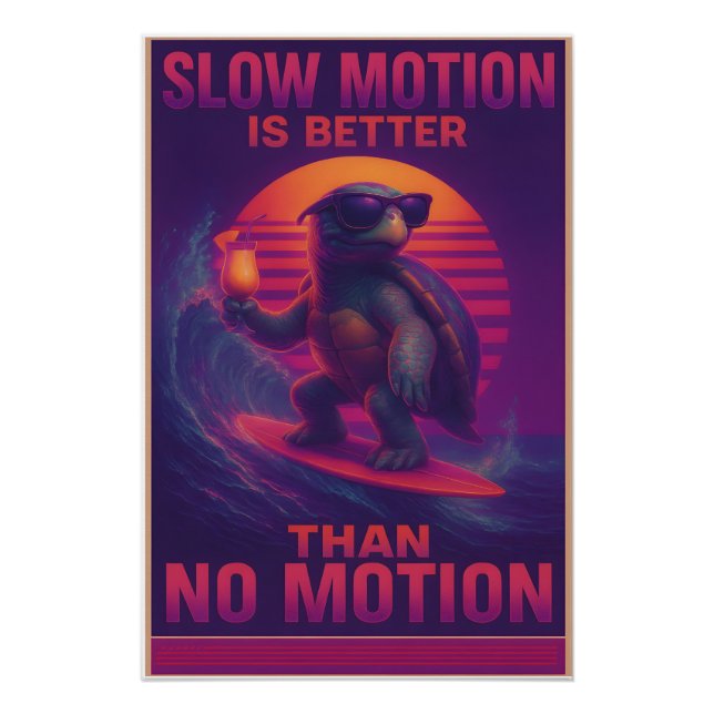 Slow is the New Fast Poster (Vorderseite)