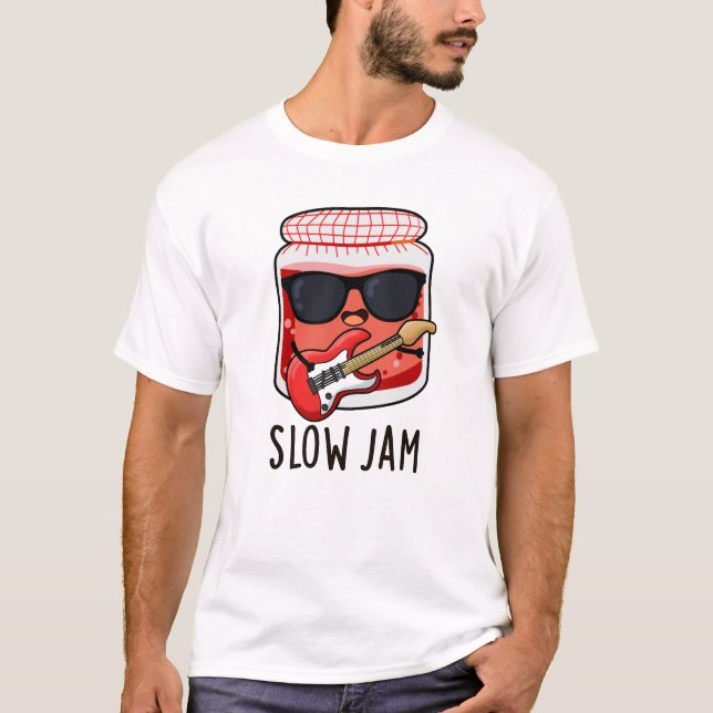 Slow Jam Funny Food Puff T-Shirt (Vorderseite)